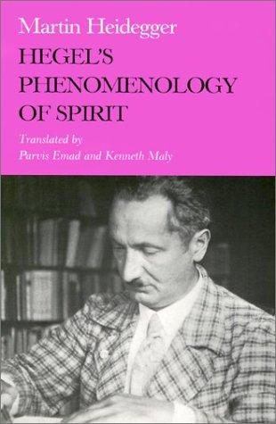 Martin Heidegger, Parvis Emad, Kenneth Maly: Hegel's Phenomenology of Spirit (Studies in Phenomenology and Existential Philosophy) (Paperback, 1994, Indiana University Press)