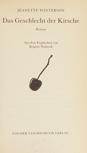 Jeanette Winterson: Das Geschlecht der Kirsche (German language, 1993, Fischer-Taschenbuch-Verl.)