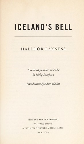 Halldór Laxness: Iceland's bell (2003, Vintage Books)