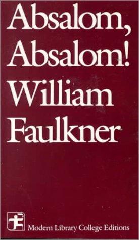 William Faulkner: Absalom, Absalom! (1966, McGraw-Hill)