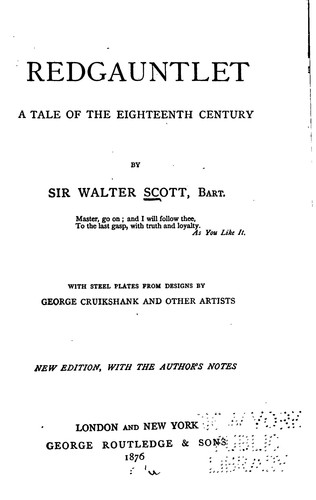 Sir Walter Scott, George Cruikshank: Waverley Novels (1876, G. Routledge)