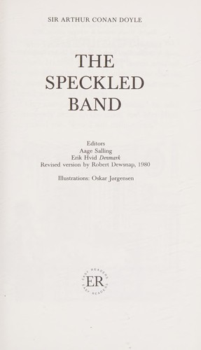 Arthur Conan Doyle: The speckled band (1980, Grafisk Forlag, Murray)