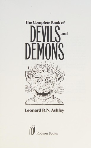 Leonard R. N. Ashley: Complete Book of Devils and Demons (1998, Pavilion Books)