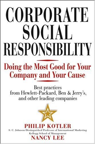 Philip Kotler: Corporate social responsibility (2005, Wiley)