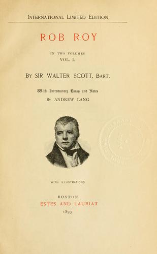 Sir Walter Scott: Waverley novels (1893, Estes and Lauriat)