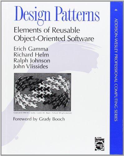 Erich Gamma, John Vlissides, Richard Helm, Ralph Johnson: Design Patterns (1994)