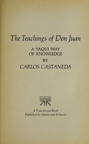 Carlos Castaneda: The Teachings of Don Juan (Paperback, 1968, Simon & Schuster)