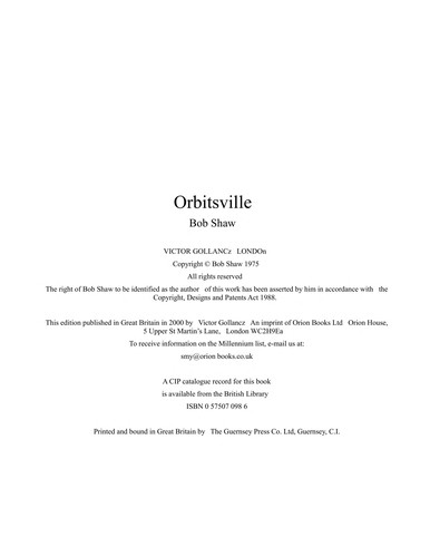 Bob Shaw: Orbitsville (Paperback, 1989, Baen)