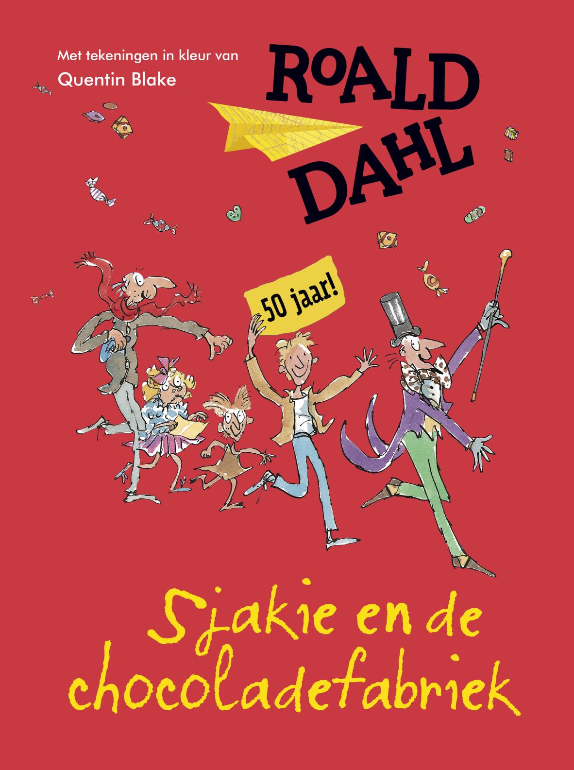 Roald Dahl: Sjakie en de chocoladefabriek (Hardcover, Dutch language, De Fontijn BV)