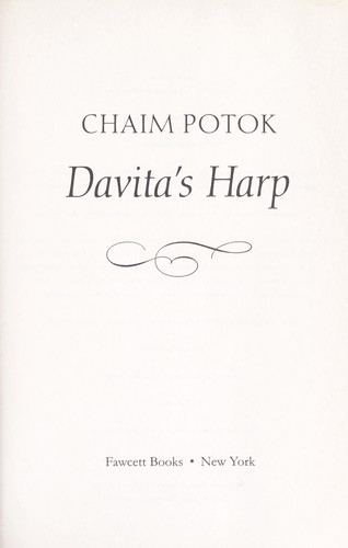 Chaim Potok: Davita's harp (1985, Fawcett Crest)