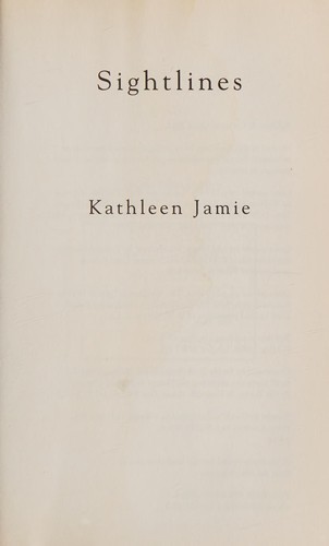 Kathleen Jamie: Sightlines (2012, Sort Of Books, Sort of Books)