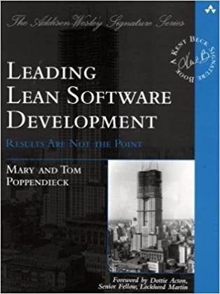 Mary Poppendieck: Leading lean software development (2010, Addison-Wesley)