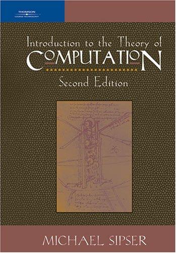 Michael Sipser: Introduction to the Theory of Computation (2006)