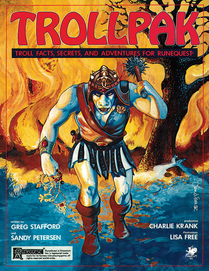 Sandy Petersen, Greg Stafford, Steve Perrin: Trollpak (1982, Chaosium)