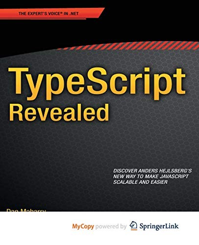 Dan Maharry: TypeScript Revealed (Paperback, 2013, Apress)