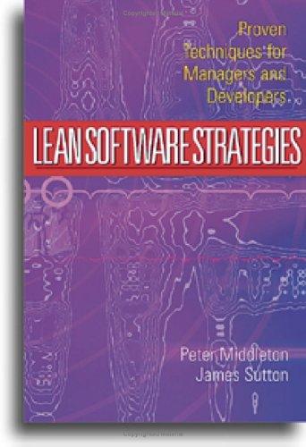 Peter Middleton, James Sutton: Lean Software Strategies (Hardcover, 2005, Productivity Press)