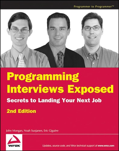 John Mongan: Programming Interviews Exposed (EBook, 2007, John Wiley & Sons, Ltd.)