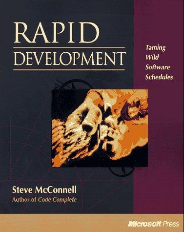 Steve McConnell: Rapid development (1996, Microsoft Press)