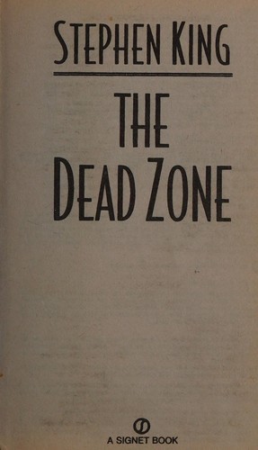 The dead zone (1980, Signet)