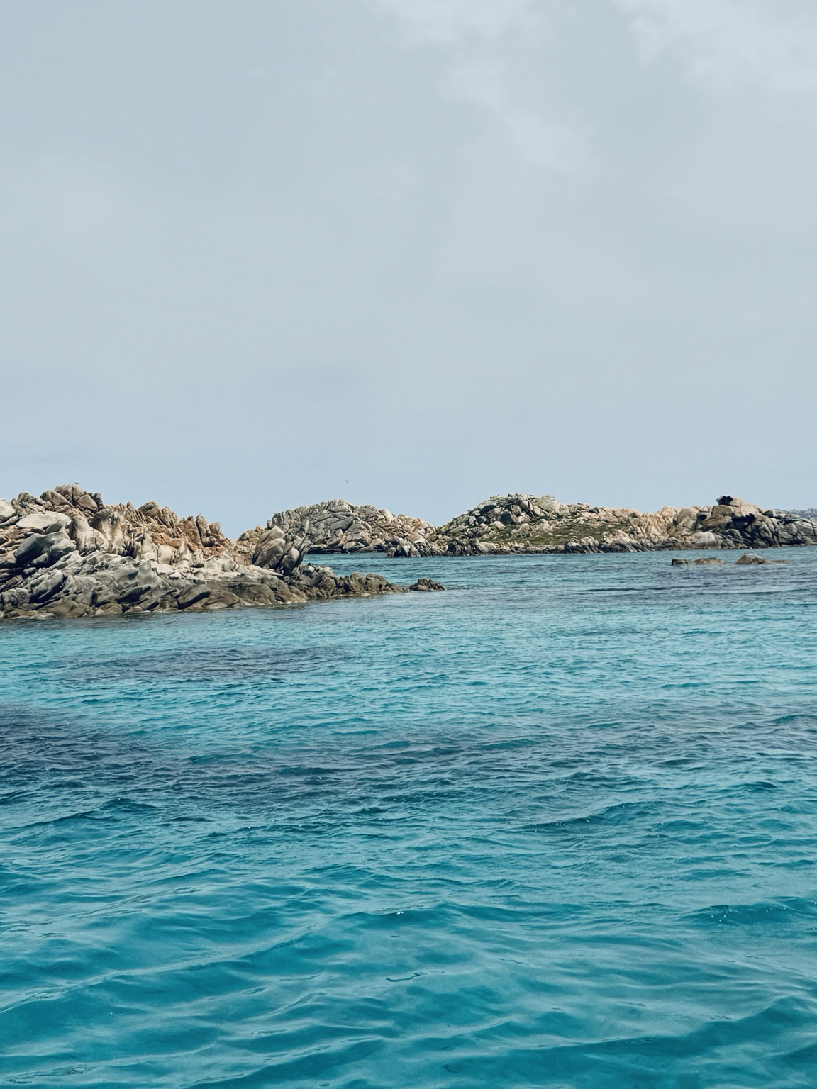 Turquoise waters in Sardinia