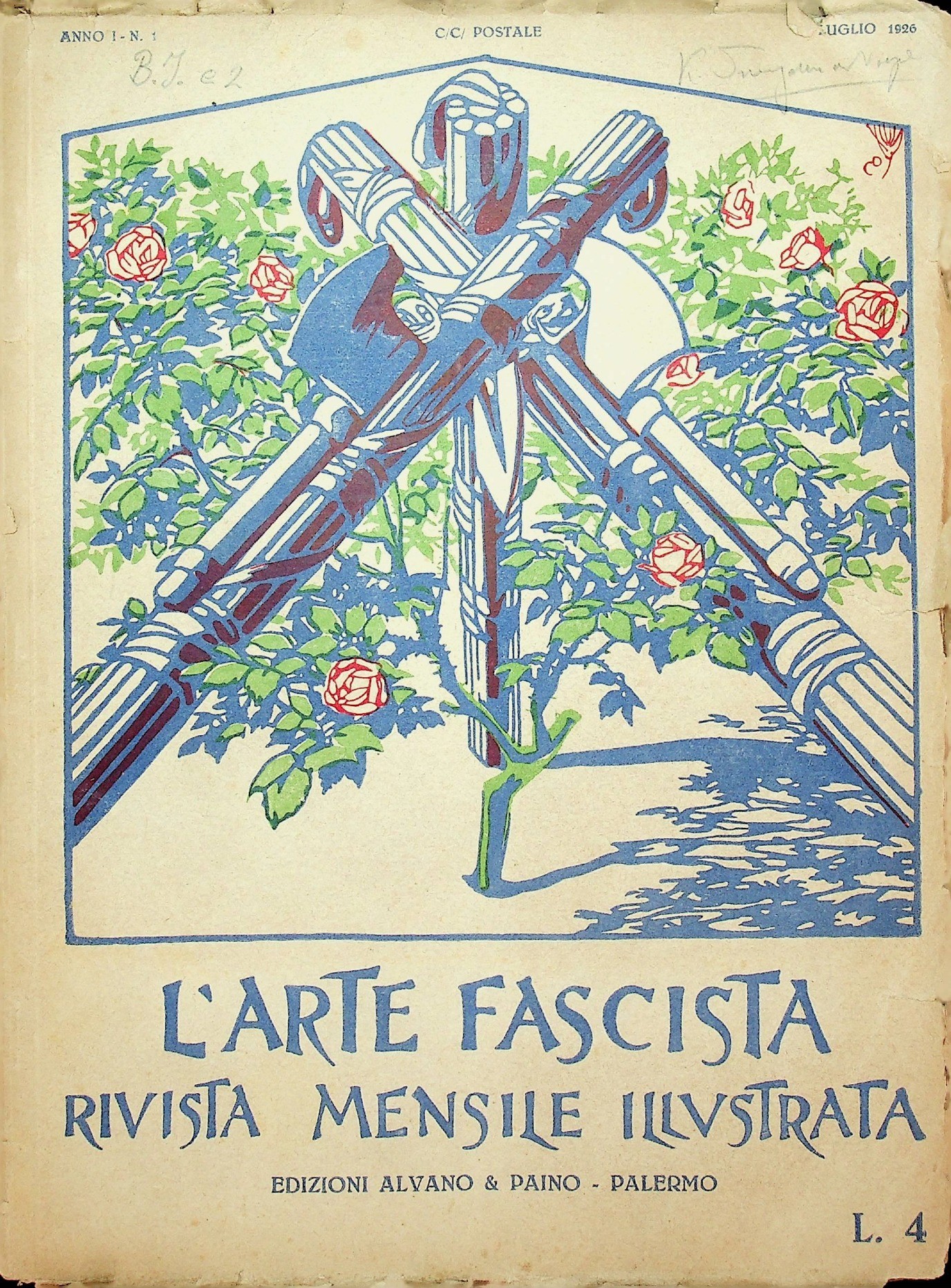 L'arte Fascista, Casa Editrice Alvano & Paino, Palermo