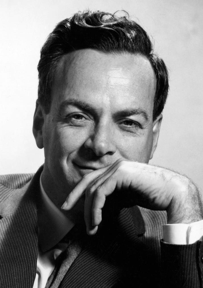 Richard Phillips Feynman (1918–1988)

 The Nobel Foundation - http://www.nobelprize.org/nobel_prizes/physics/laureates/1965/feynman-bio.html