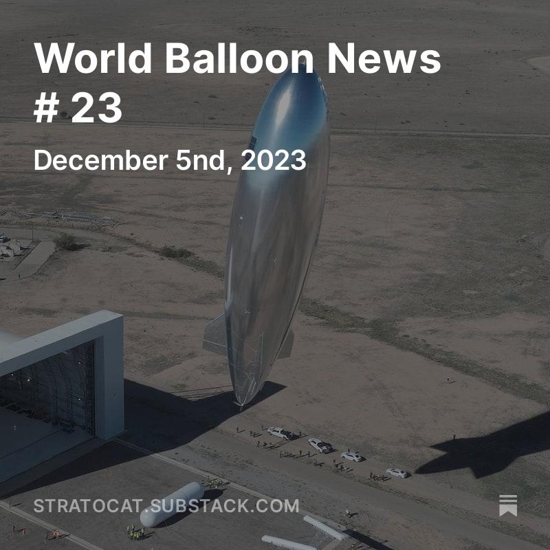 Cover of the issue #23 of Wolrd Ballon News