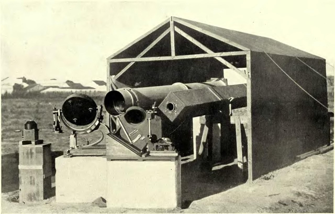 Eclipse instruments at Sobral

C. Davidson - File:Eddington A. Space Time and Gravitation. 1920.djvu