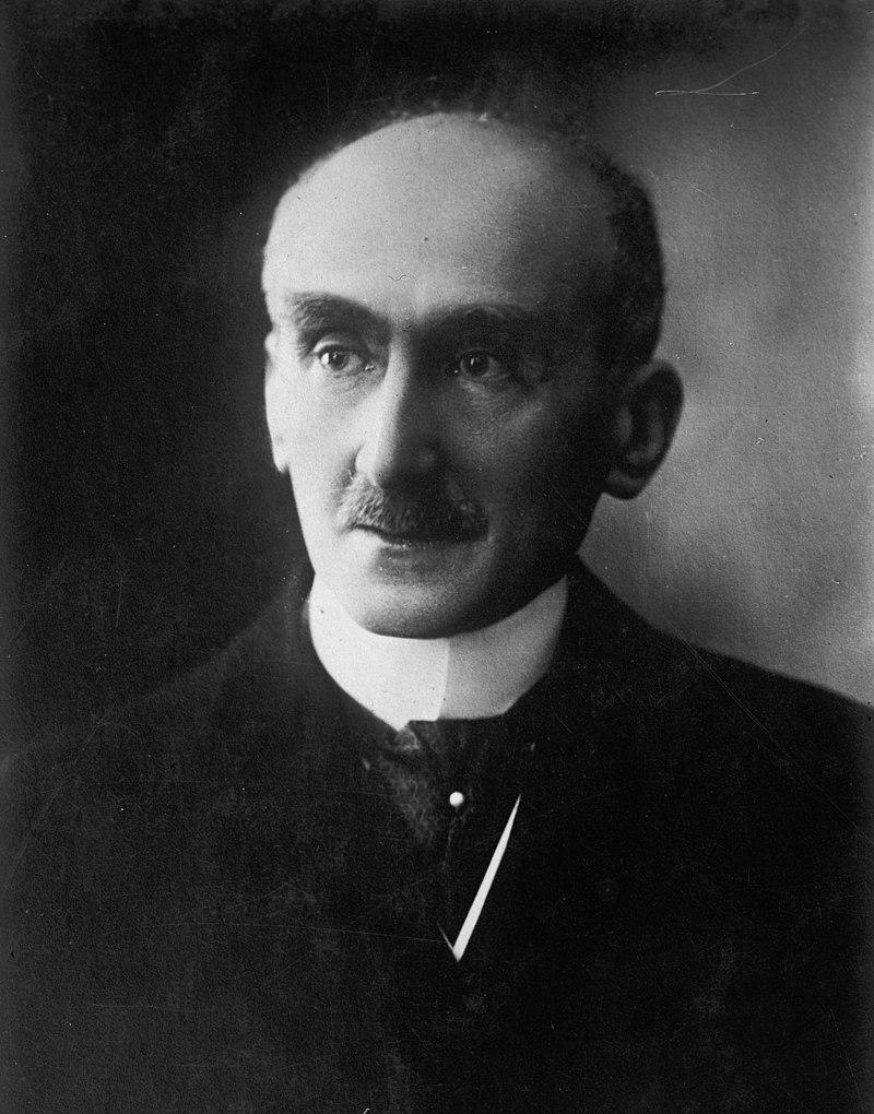 French philosopher Henri Bergson (1859-1941)