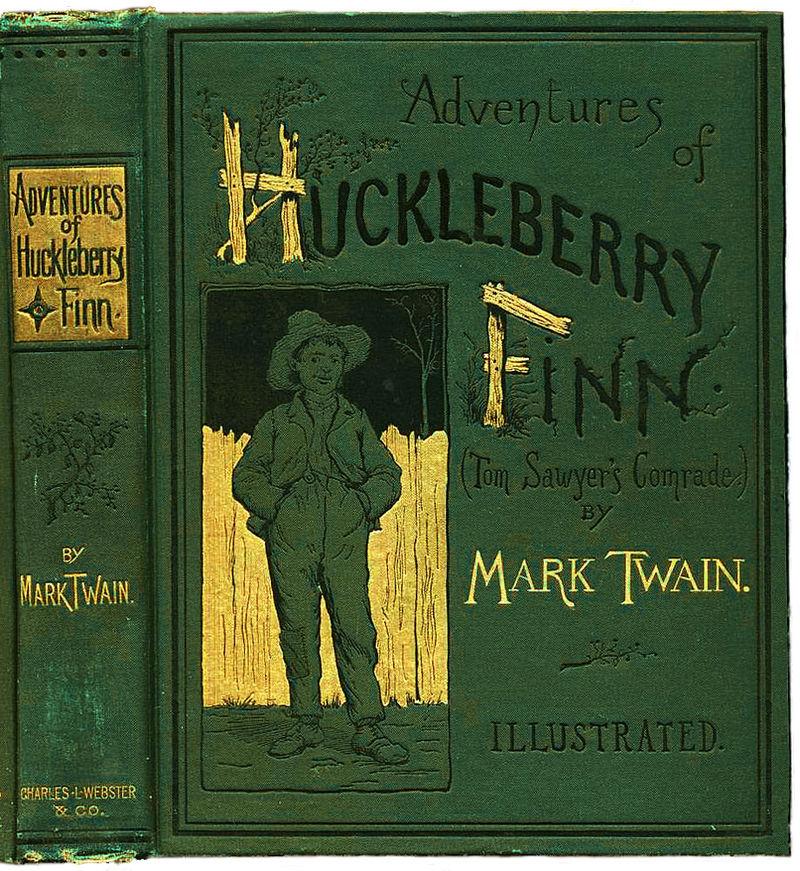 Cover of the book «Adventures of Huckleberry Finn» by Mark Twain, 1884

E. W. Kemble (1861–1933) 