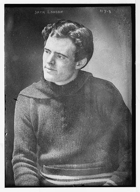 Jack London (date unknown)  Bain Collection - Library of Congress.